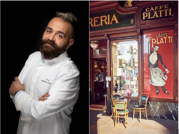 E’ firmato da Fabrizio Tesse il nuovo menù del Caffè storico Platti