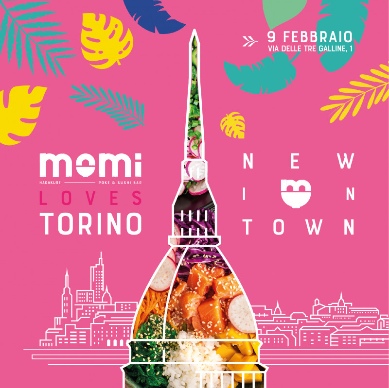 Apre a Torino Momi, la pokeria bistrot del brand pugliese Hagakure