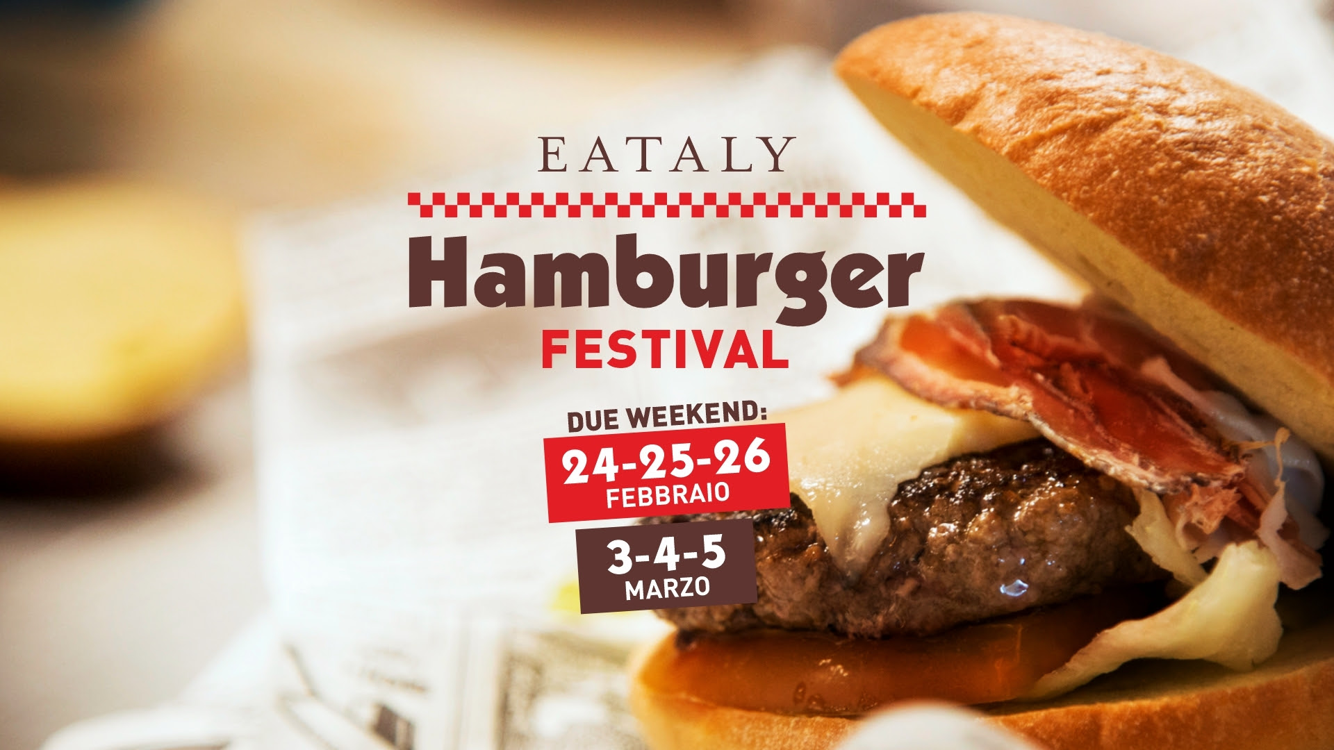 Da Eataly Roma due weekend di Hamburger Festival