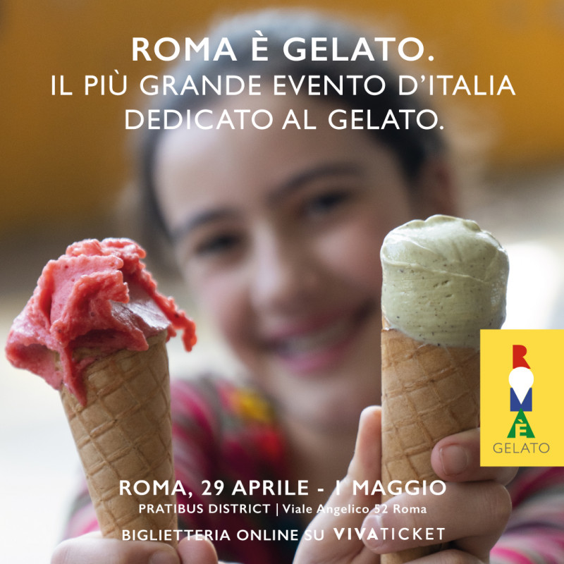 Roma è Gelato, l’evento più goloso del 2023 nella Capitale