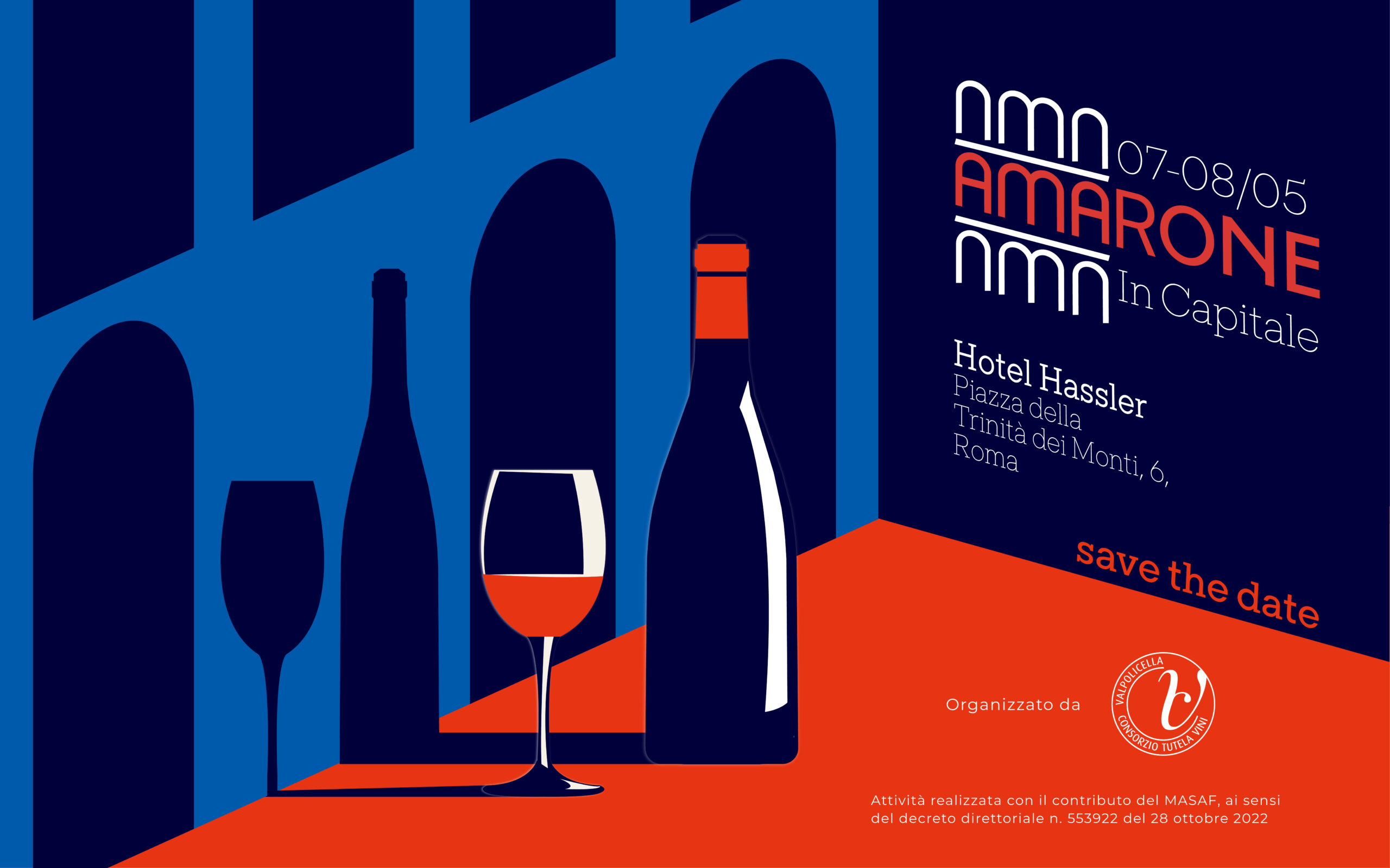 Torna “Amarone in Capitale” il 7 e 8 Maggio all’Hotel Hassler di Trinità dei Monti