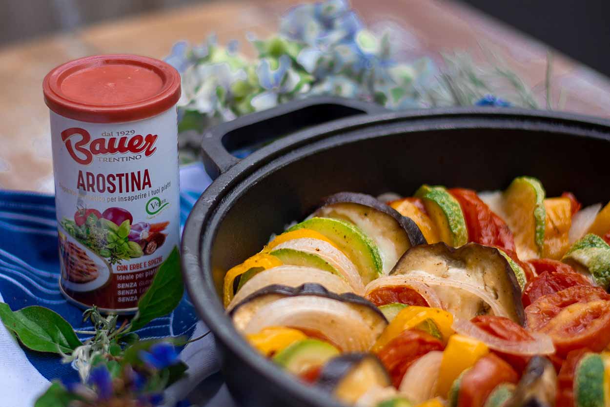 Ricetta Ratatouille con Arostina Erbe e Spezie Bauer