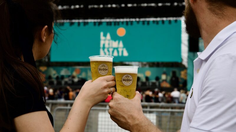 Warsteiner birra ufficiale del festival La Prima Estate a Lido di Camaiore!