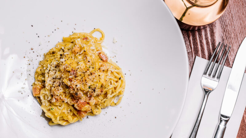 Carbonara Vegana di Alessandro Borghese: la ricetta